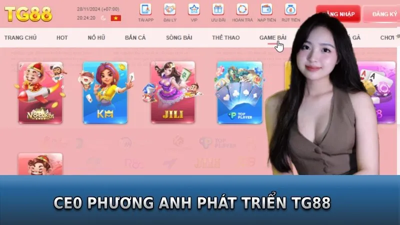 Tác giả TG88 Phương Anh có nhiều đóng góp phát triển thương hiệu