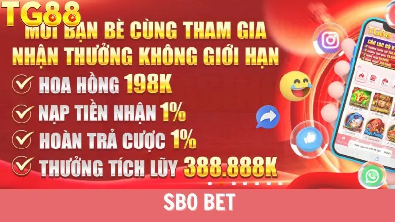 SBO Bet TG88 – Sảnh Cá Cược Toàn Diện: Kèo Nào Cũng Có, Cơ Hội Thắng Đậm Mỗi Ngày!