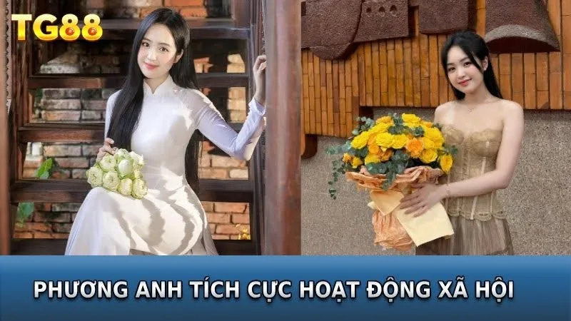 Phương Anh tích cực trong các hoạt động xã hội