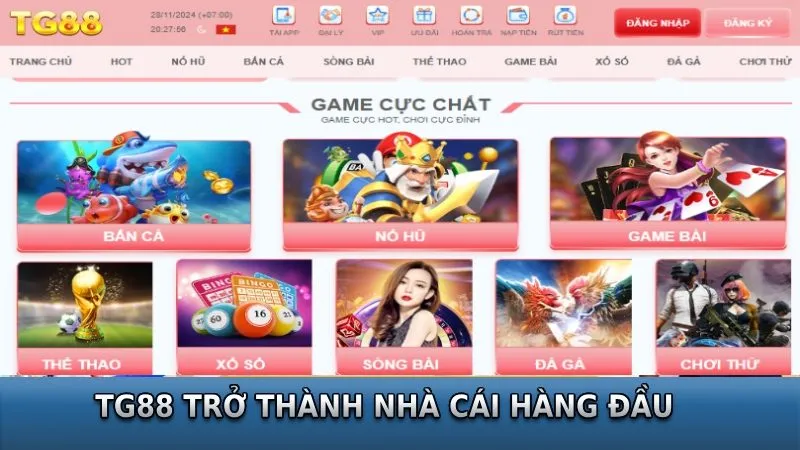 TG88 cung cấp dịch vụ chất lượng từ sản phẩm đến hỗ trợ KH