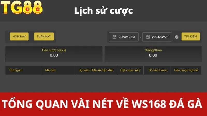 Sảnh WS168 đá gà: Trường gà online chất lượng đỉnh cao