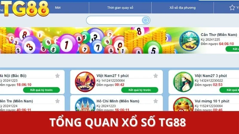 Xổ số TG88 có đa dạng hình thức chơi xổ số