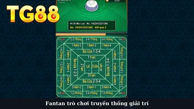 Fantan trò chơi truyền thống giải trí