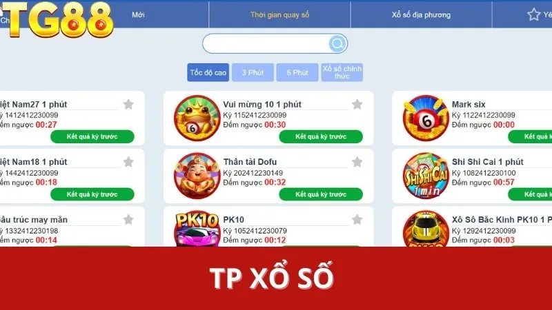 TP Xổ Số trên TG88: Nhanh, Chuẩn, Trúng Đậm – Dân Chơi Số Không Thể Bỏ Qua